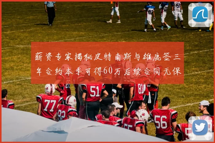 薪资专家揭秘皮特南斯与雄鹿签三年合约本季可得60万后续合同无保障